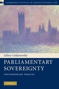 Cover: Parliamentary Sovereignty - Cambridge University Press