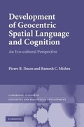 Cover: Development of Geocentric Spatial Language and Cognition - Cambridge University Press