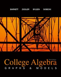 Abbildung von: College Algebra: Graphs and Models - McGraw-Hill Inc.,US