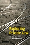 Cover: Exploring Private Law - Cambridge University Press
