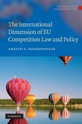 Cover: International Dimension of EU Competition Law and Policy - Cambridge University Press