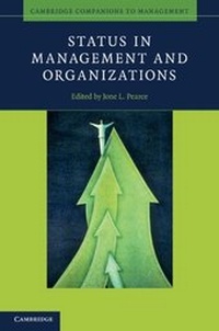 Enlarge image Cover: Status in Management and Organizations - Cambridge University Press