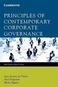 Cover: Principles of Contemporary Corporate Governance - Cambridge University Press