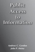 Cover: Public Access to Information - Transaction Publishers