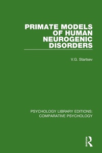 Bild: Primate Models of Human Neurogenic Disorders - Routledge