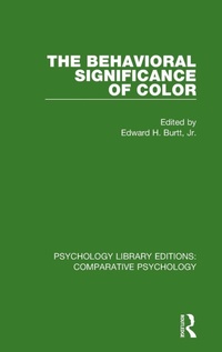 Enlarge image Cover: The Behavioral Significance of Color - Routledge