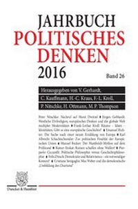 Abbildung von: Politisches Denken. Jahrbuch 2016. - Duncker & Humblot