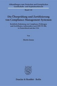 Abbildung von: Die Überprüfung und Zertifizierung von Compliance-Management-Systemen. - Duncker & Humblot