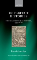 Cover: Unperfect Histories - OUP eBook