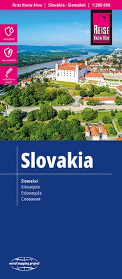 Abbildung von: Reise Know-How Landkarte Slowakei / Slovakia (1:280.000) - Reise Know-How Verlag Peter Rump GmbH