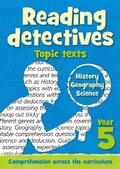 Cover: Year 5 Reading Detectives: topic texts with free download - Keen Kite Books