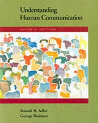 Enlarge image Cover: Understanding Human Communication - Houghton Mifflin Harcourt P