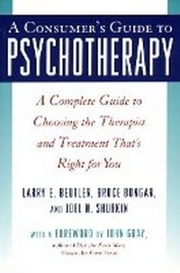 Enlarge image Cover: A Consumer's Guide to Psychotherapy - Oxford University Press Inc