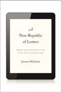 Cover: New Republic of Letters - Harvard University Press