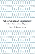 Cover: Observation and Experiment - Harvard University Press