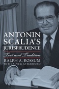 Cover: Antonin Scalia's Jurisprudence - University Press of Kansas