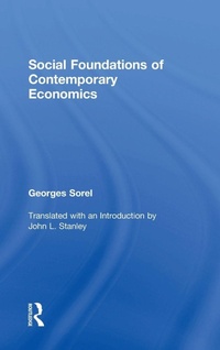Enlarge image Cover: Social Foundations of Contemporary Economics - Transaction Publishers