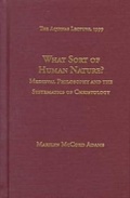 Cover: What Sort of Human Nature? - Marquette University Press