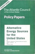 Cover: Alternative Energy Sources for the United States - Transaction Publishers