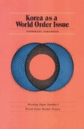 Cover: Korea as a World Order Issue - Transaction Publishers