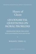 Cover: Quodlibetal Questions on Moral Problems - Marquette University Press