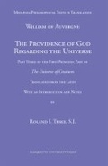 Cover: The Providence of God Regarding the Universe - Marquette University Press