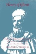 Cover: Henry of Ghents Summa of Ordinary Questions - Marquette University Press