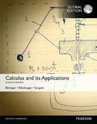 Enlarge image Cover: Calculus And Its Applications plus Pearson MyLab Mathematics with Pearson eText, Global Edition - Pearson Education Limited