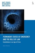 Cover: Permanent States of Emergency and the Rule of Law - Hart Publishing