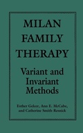 Cover: Milan Family Therapy - Jason Aronson Publishers