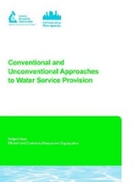 Enlarge image Cover: Conventional and Unconventional Approaches to Water Service Provision - American Water Works Association
