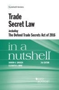 Cover: Trade Secret Law including the Defend Trade Secrets Act of 2016 in a Nutshell - Foundation Press