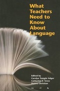 Cover: What Teachers Need to Know about Language - Delta Publishing Company(IL)