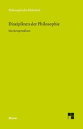 Cover: Disziplinen der Philosophie - Meiner