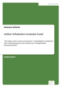 Cover: Arthur Schnitzlers Leutnant Gustl - diplom.de