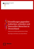 Cover: Einstellungen gegen&uuml;ber lesbischen, schwulen und bisexuellen Menschen in Deutschland - Nomos