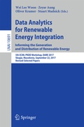 Cover: Data Analytics for Renewable Energy Integration: Informing the Generation and Distribution of Renewable Energy - Springer