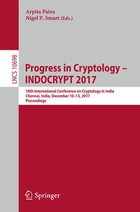 Abbildung von: Progress in Cryptology - INDOCRYPT 2017 - Springer