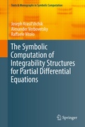 Cover: The Symbolic Computation of Integrability Structures for Partial Differential Equations - Springer