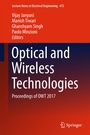 Cover: Optical and Wireless Technologies - Springer