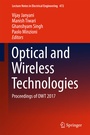 Cover: Optical and Wireless Technologies - Springer
