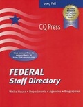 Cover: Federal Staff Directory 2007/Fall - CQ Press
