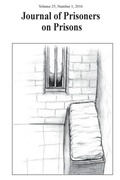 Cover: Journal of Prisoners on Prisons, V25 # 1 - University of Ottawa Press