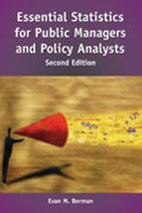 Enlarge image Cover: Essential Statistics for Public Managers and Policy Analysts - CQ Press