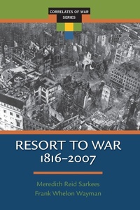 Enlarge image Cover: Resort to War - CQ Press
