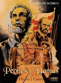 Cover: Peones y damas - HRM Ediciones