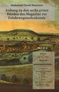 Cover: Anhang zu den sechs ersten B&auml;nden des Magazins zur Erfahrungsseelenkunde - Sindlinger-Burchartz