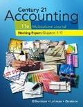Cover: Print Working Papers, Chapters 1-17 for Century 21 Accounting Multicolumn Journal, 11th Edition - CENGAGE Learning Custom Publishing