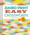 Cover: Jumbo Print Easy Crosswords #8 - Puzzlewright Press