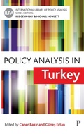 Cover: Policy Analysis in Turkey - Policy Press